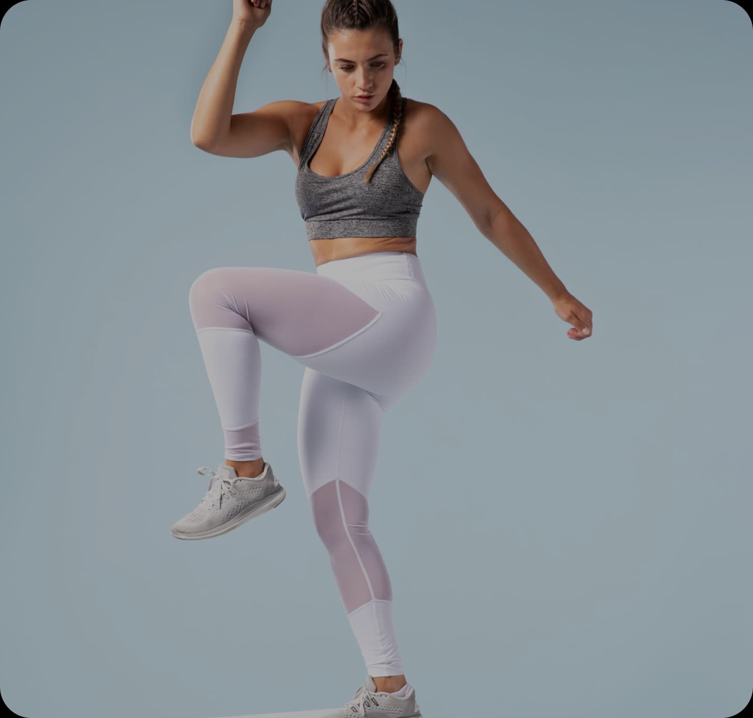 Athlete performing barbell squat for velocity-based training